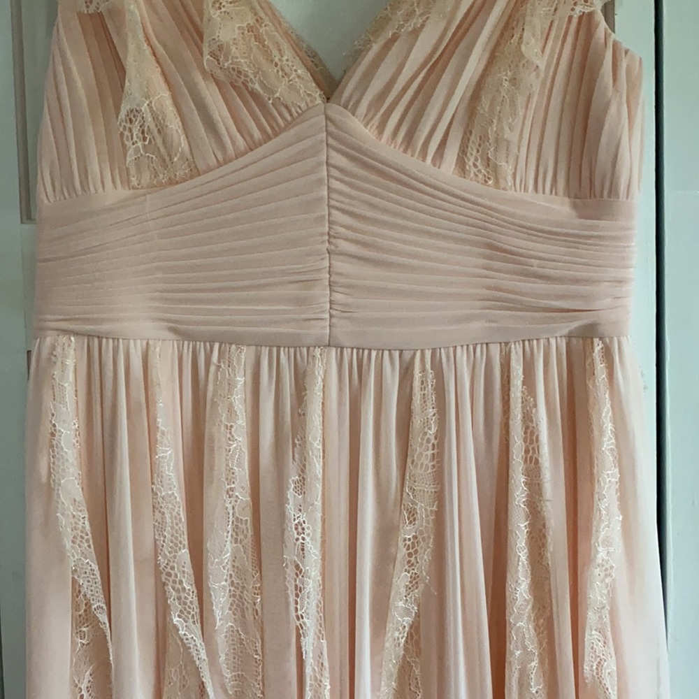 Formal Dress by Adrianna Papell Lace Tulle Ruffle Gown (Final Price) NWT - Picture 5 of 16